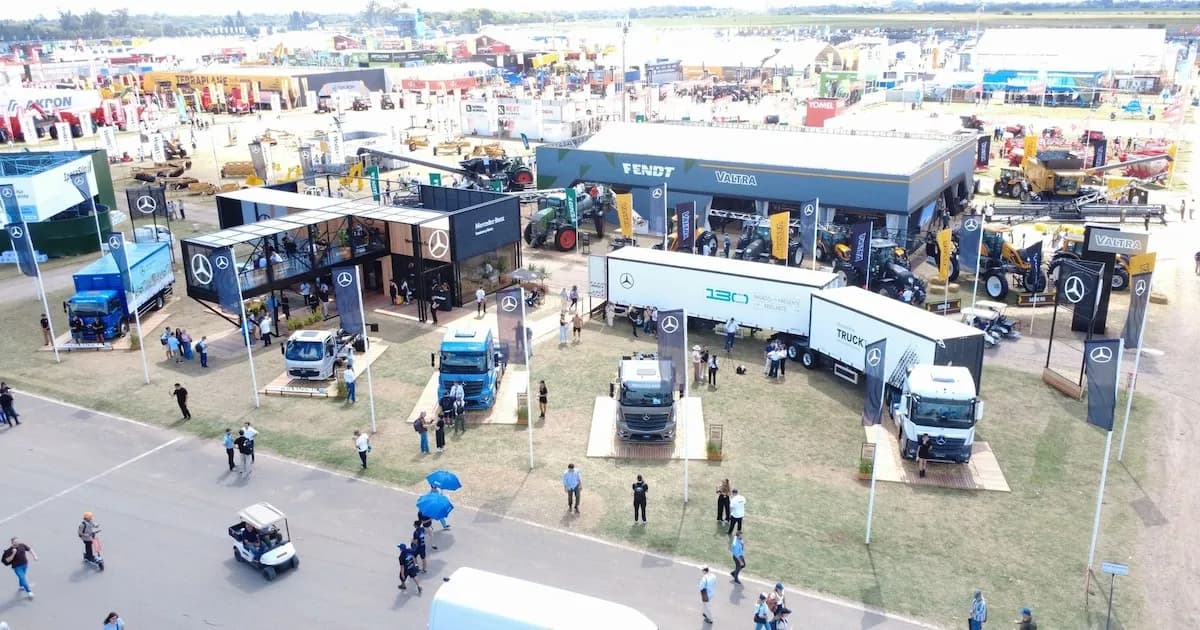 Expoagro 2026: Mercedes-Benz presentó innovaciones en camiones y servicios para el agro