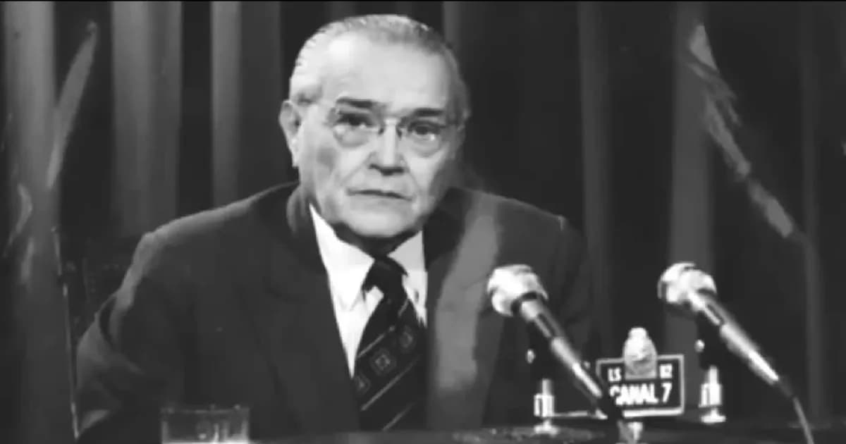 Ricardo Balbín llama a la unidad nacional en un discurso histórico previo al golpe de Estado