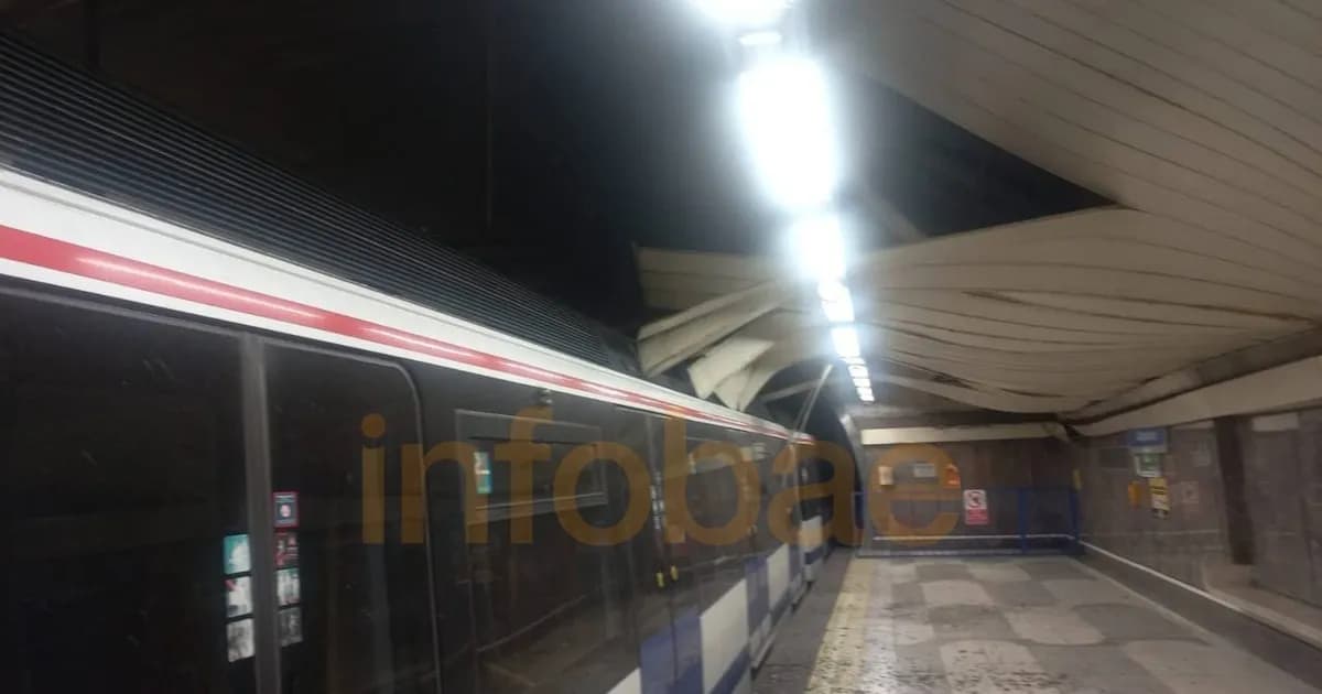 Interrumpido el servicio de la línea 6 del Metro de Madrid por desprendimiento en estación