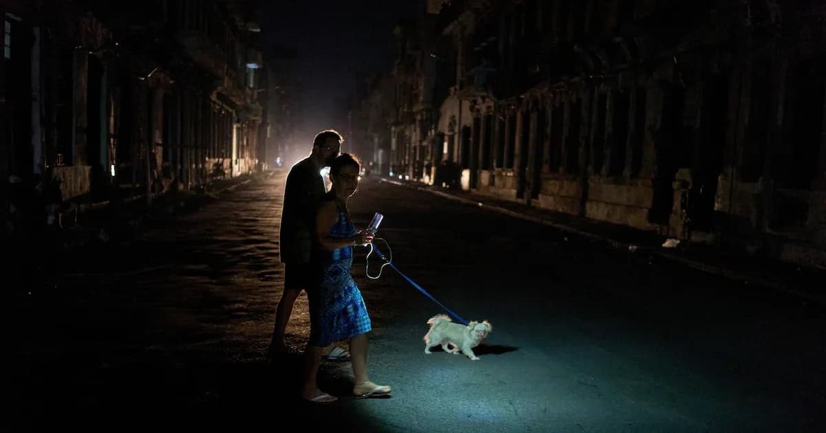Cuba enfrenta un masivo apagón: crisis energética se agrava en la isla