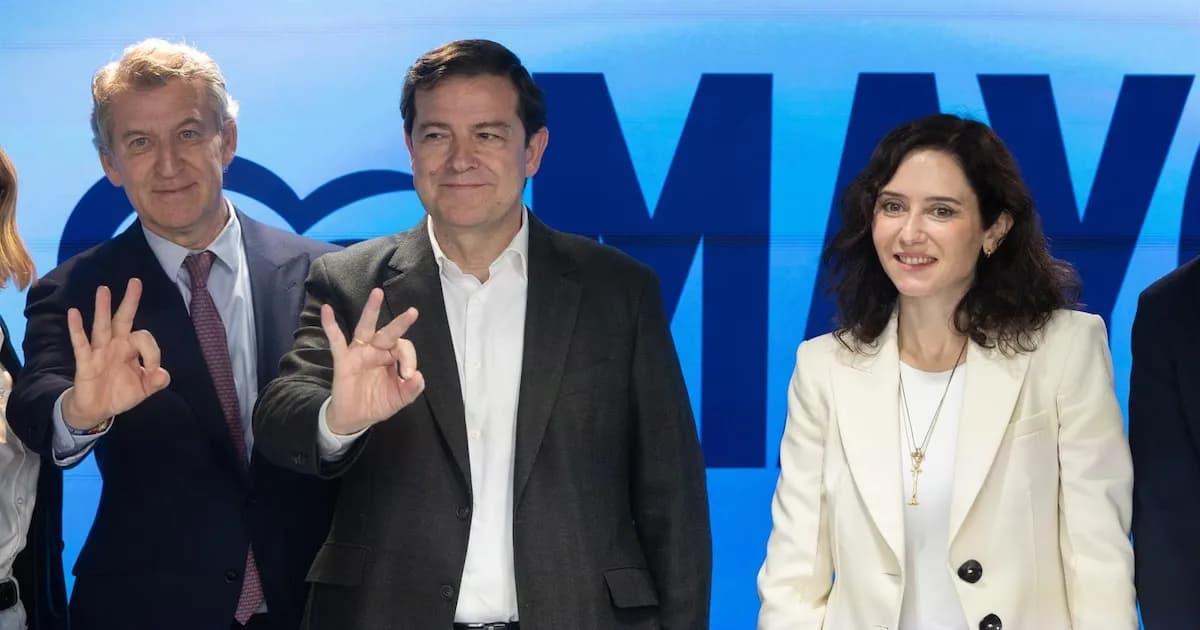 Ayuso afirma que el 'sanchismo' ha llegado a su fin y demanda un cambio en España