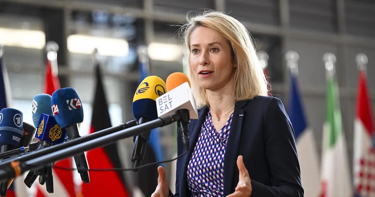 Kallas: La guerra en Oriente Medio no involucra a Europa directamente