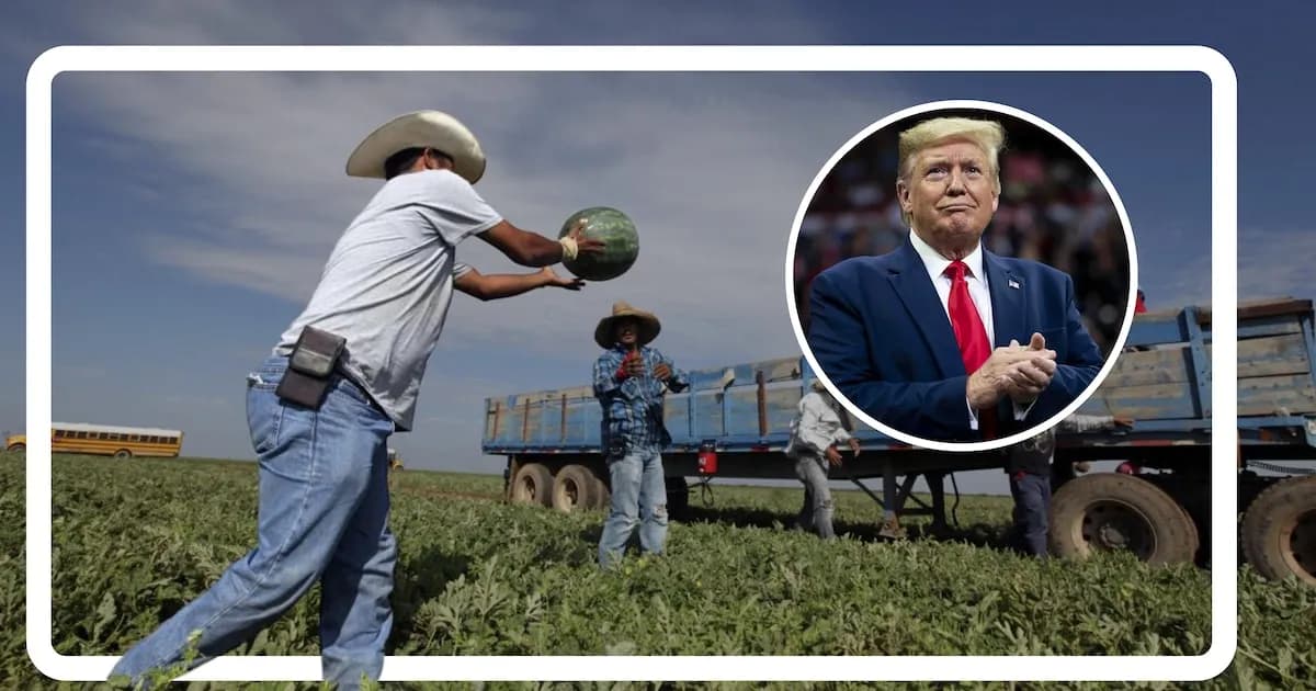 Trump modifica visas agrícolas y endurece políticas de deportación en EE.UU.