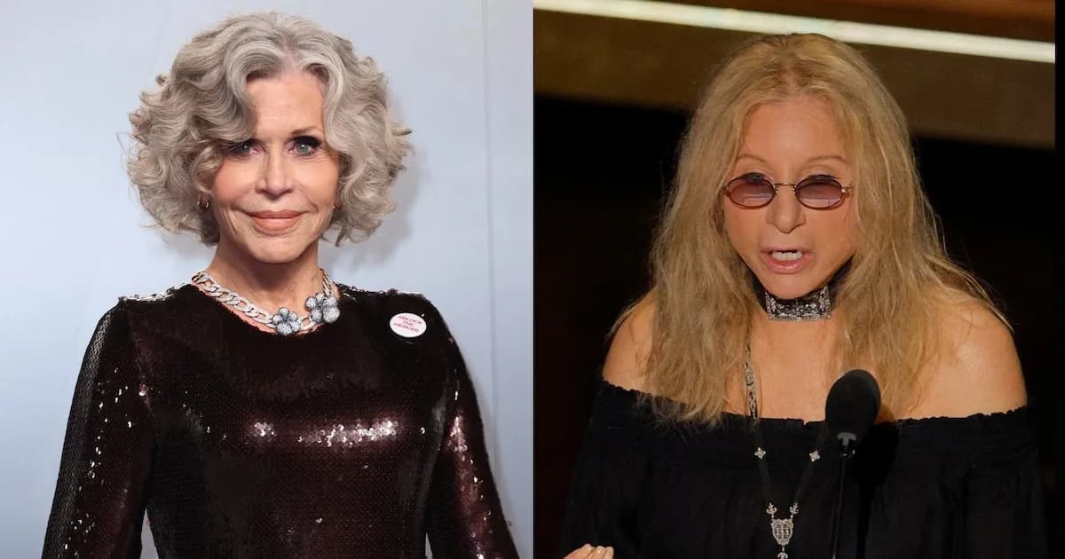 Jane Fonda cuestiona homenaje a Robert Redford encabezado por Barbra Streisand