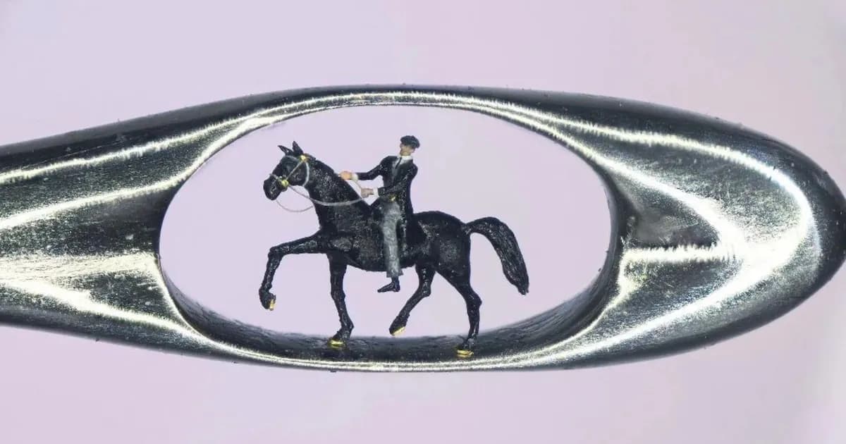 El arte diminuto de Willard Wigan: Peaky Blinders y la ayuda a refugios de animales