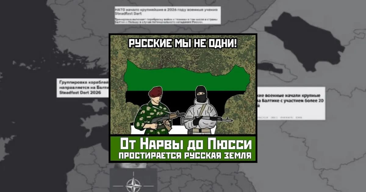 Surge un llamado a la insurrección en Narva, Estonia, con el apoyo de Rusia