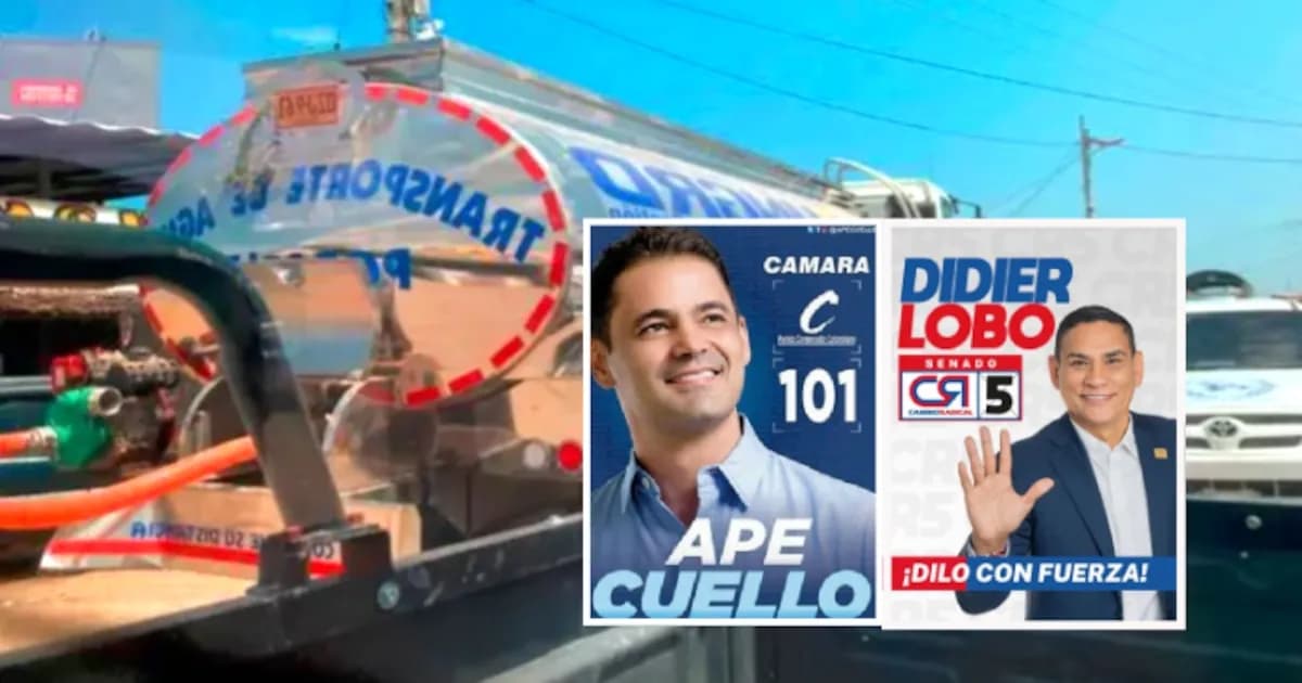 Candidatos colombianos bajo la mira por intercambiar agua por votos en zonas vulnerables