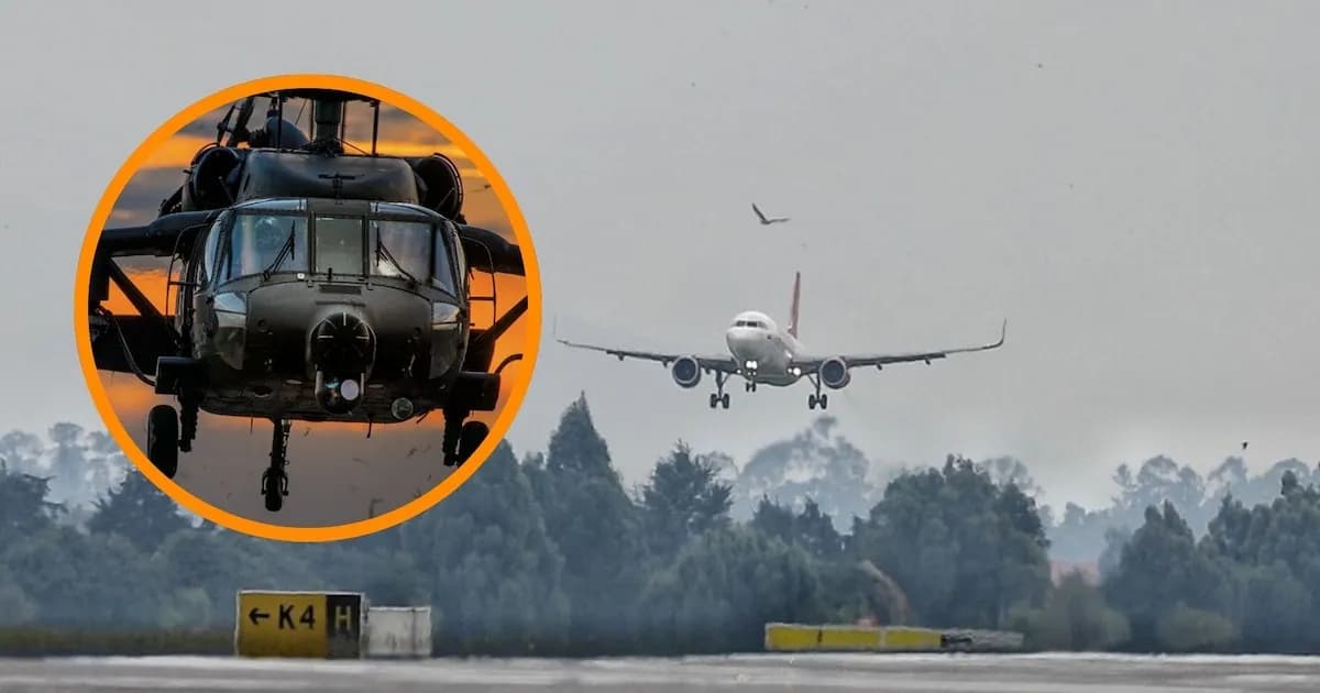 Incidente en El Dorado: helicóptero militar cruzó pista sin autorización y se investiga