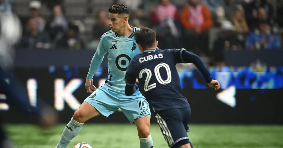 Minnesota United: Expectativas bajas tras el debut de James Rodríguez en la MLS