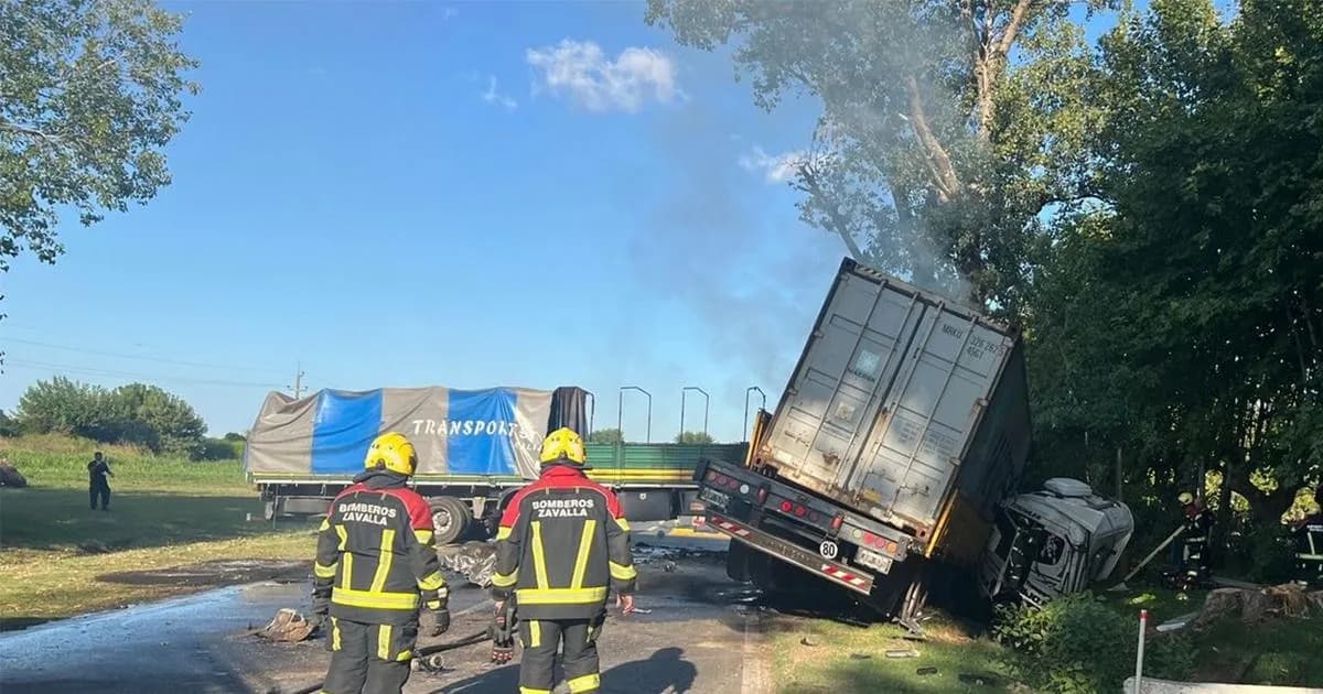 Falleció el segundo camionero tras el choque trágico en la Ruta 33