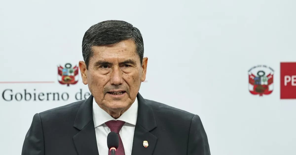 Luis Arroyo aboga por su gabinete y solicita respaldo del Congreso para asegurar estabilidad en Perú