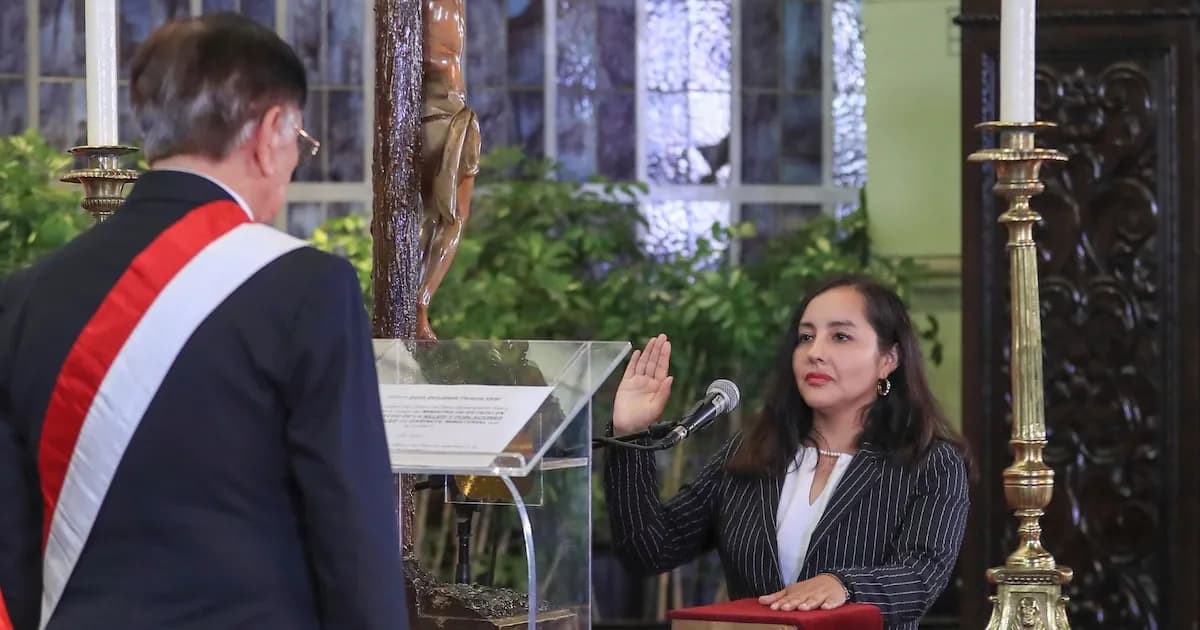Edith Pariona asume como nueva ministra del MIMP en un contexto de crisis de género
