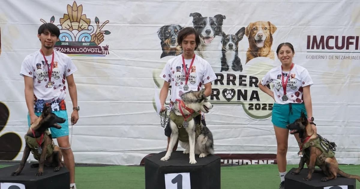 Se aproxima 'La Carrera Más Perrona' en Nezahualcóyotl: ¡inscribí a tu mascota!