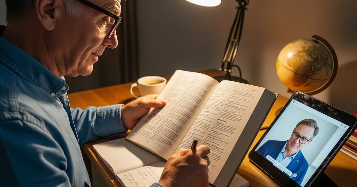 Estudiar un nuevo idioma después de los 60: 6 beneficios para el cerebro