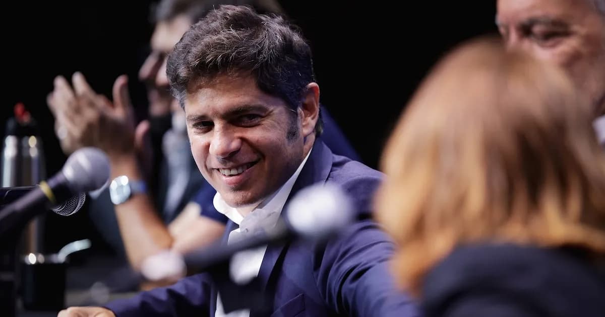 Kicillof inicia su campaña presidencial con un llamado a la unidad del peronismo