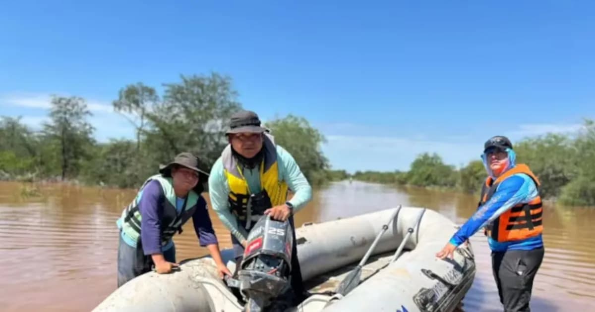 Inundaciones en Salta: Comunidades aisladas por la crecida del río Bermejo