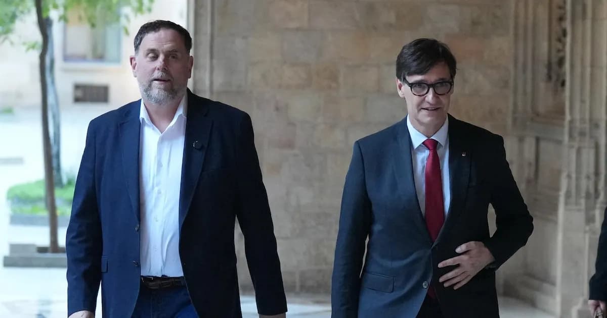 PSC y ERC acuerdan retirar los Presupuestos de Catalunya ante la falta de consenso