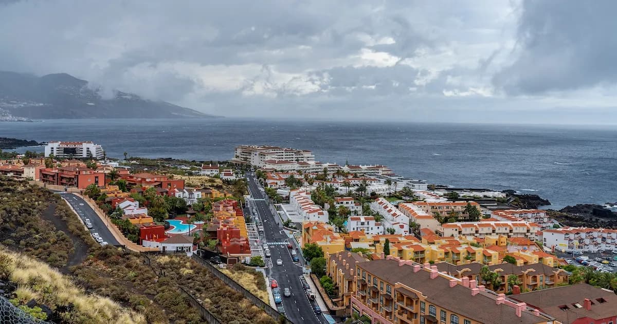 Alerta meteorológica en Canarias por la borrasca Therese: lluvias y vientos intensos