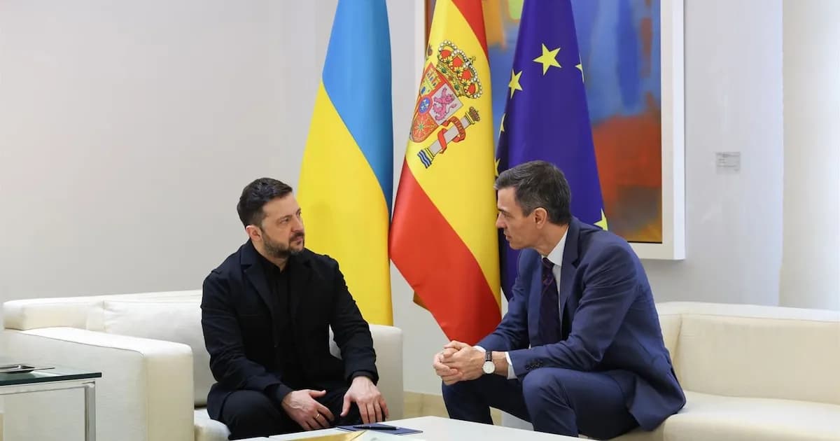 España destina mil millones de euros para apoyo militar a Ucrania y coproducción en defensa