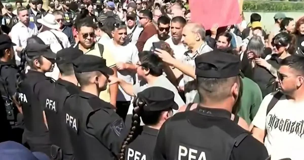 Protesta en Casa Rosada por reforma de Ley de Discapacidad genera tensión
