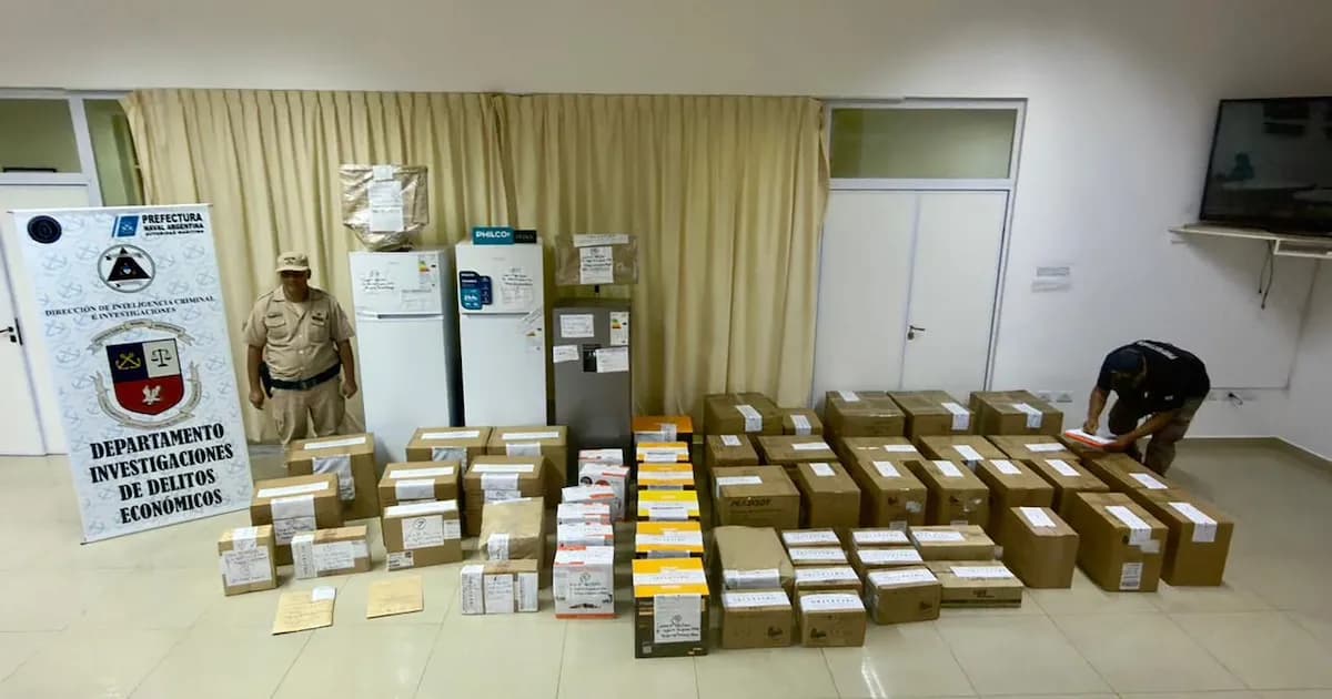 Desmantelan red de contrabando: incautan electrónicos por $126 millones