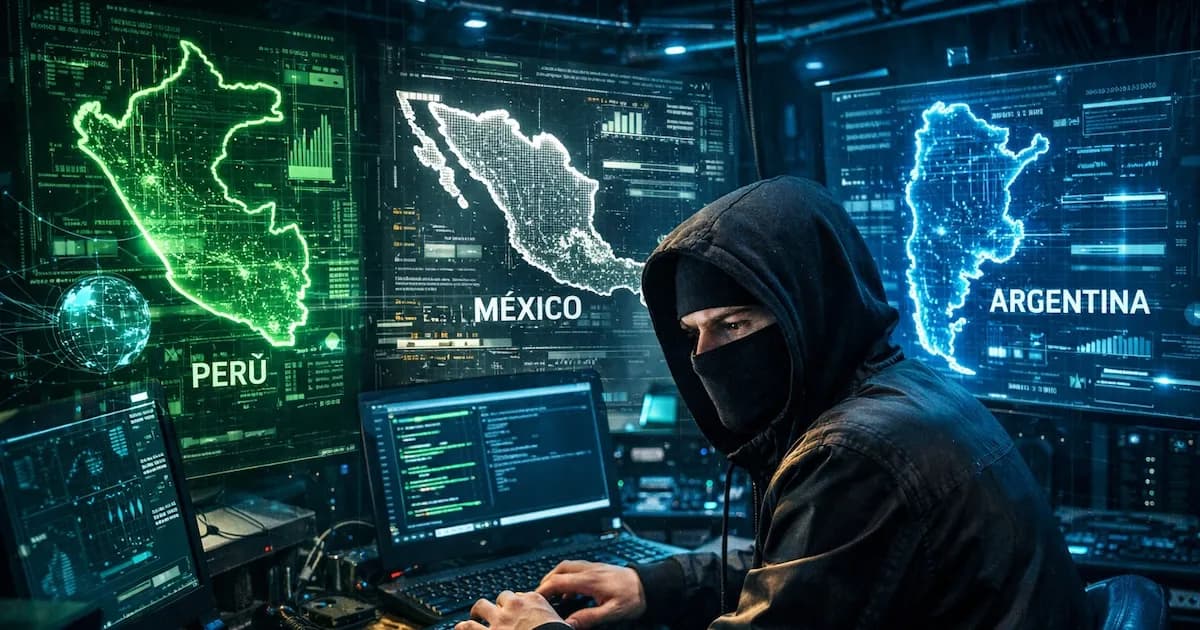 Ciberamenazas en América Latina: Perú, México y Argentina bajo ataque constante