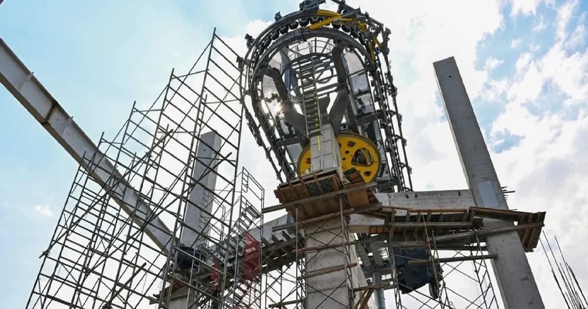 Mexicable Línea III: Avanza la construcción del teleférico en Naucalpan