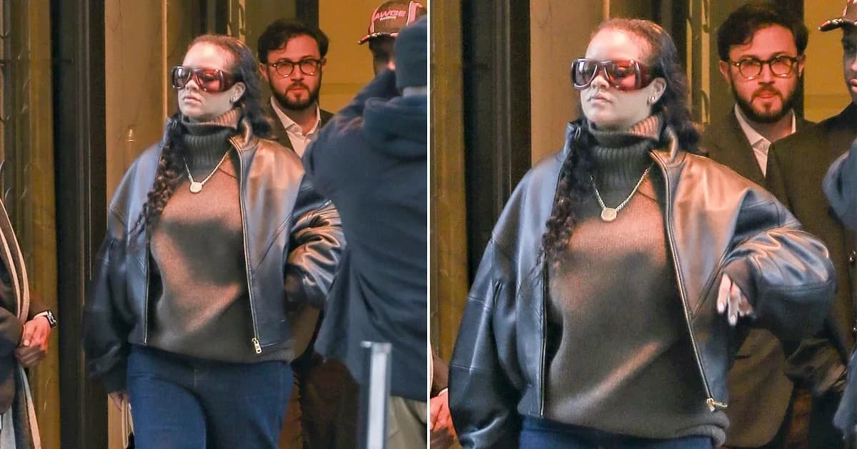 Rihanna reinventa el jean clásico en las calles de Nueva York con su estilo único