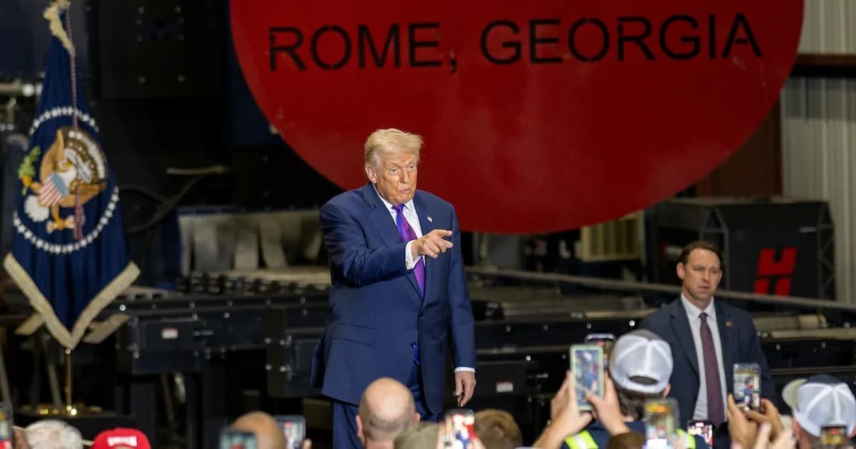 Trump llama a la unidad republicana tras fallo del Supremo y elecciones en Georgia