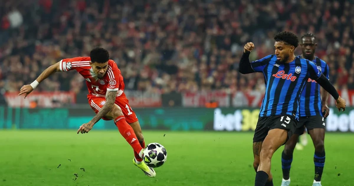 Luis Díaz brilla en la Champions: gol y asistencia en la victoria del Bayern sobre Atalanta