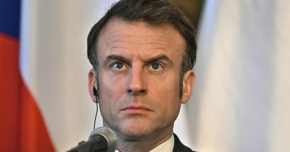 Macron propone una moratoria en ataques a infraestructuras de energía y agua en Oriente Medio
