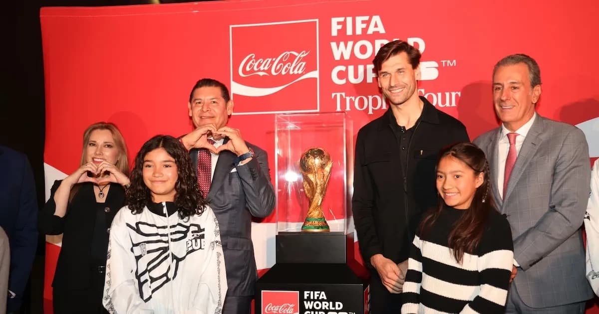 La Copa del Mundo llega a Puebla en su gira previa al torneo de 2026