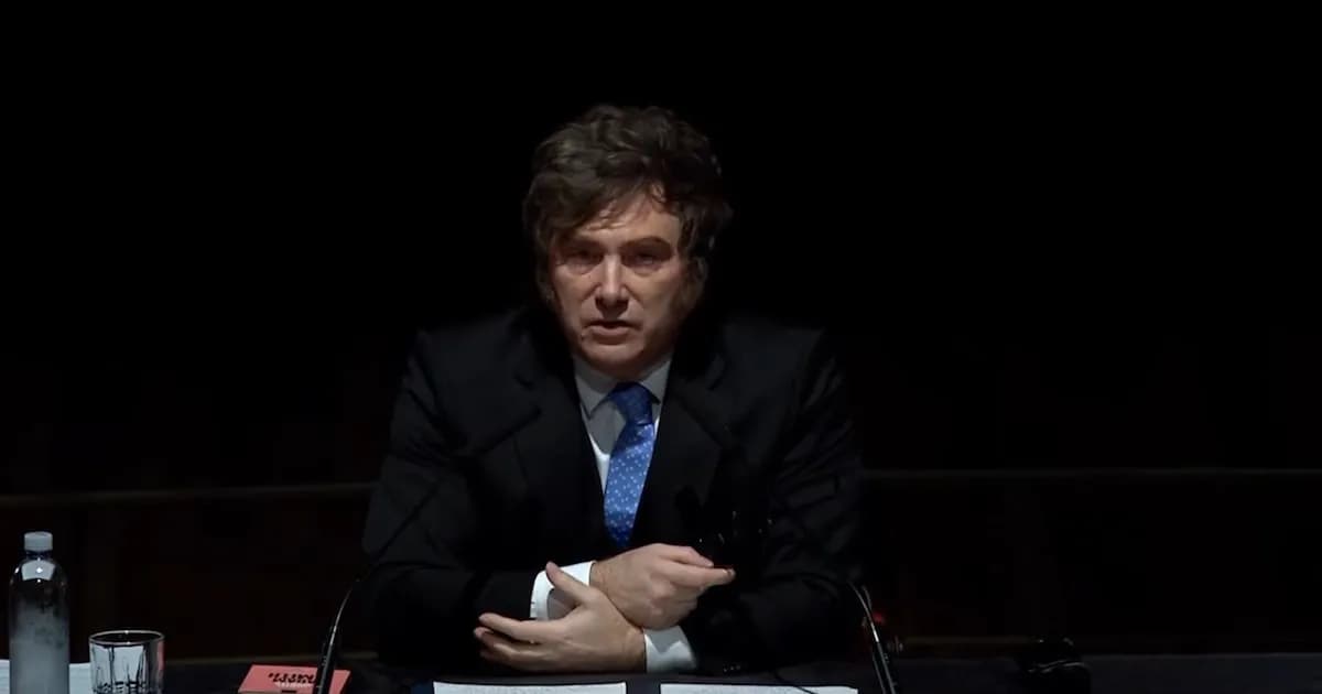 Milei: "Es hora de recuperar la moral en la política argentina"