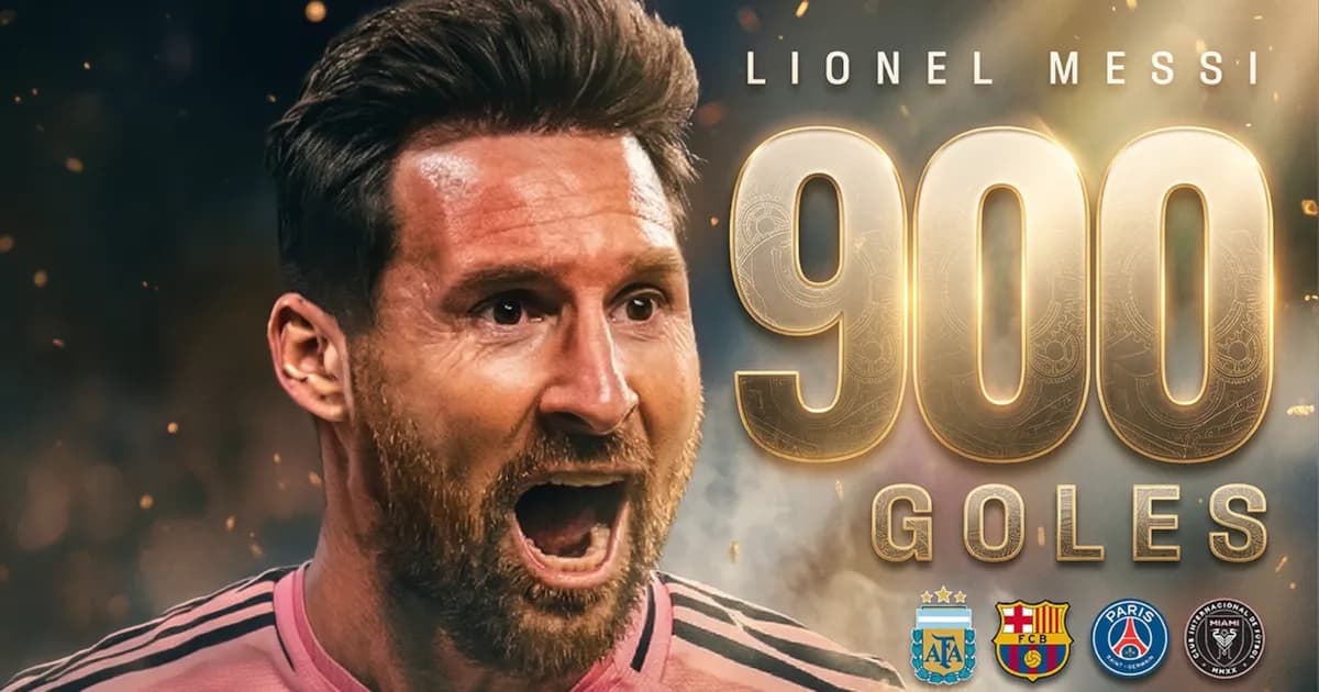 Lionel Messi alcanza los 900 goles y continúa escribiendo su historia en el fútbol
