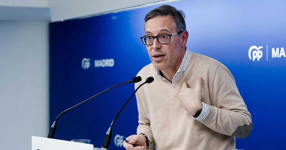 Serrano (PP) critica la elección de Rufián como referente por parte de la izquierda madrileña