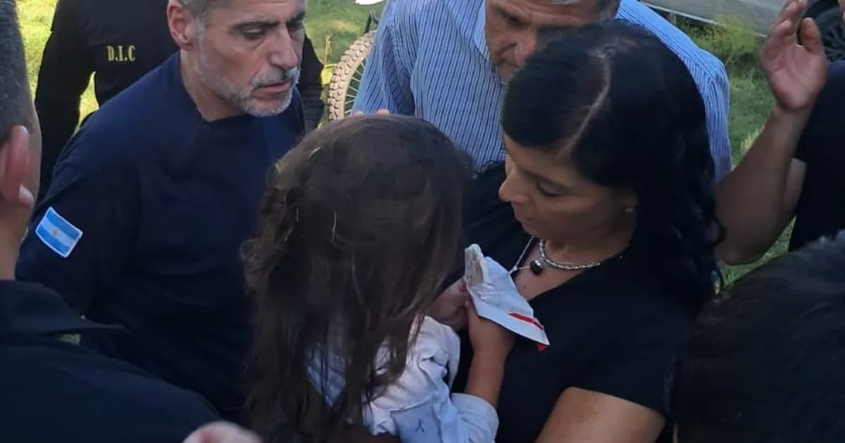 Esmeralda, la niña desaparecida en Córdoba, fue encontrada sana y salva