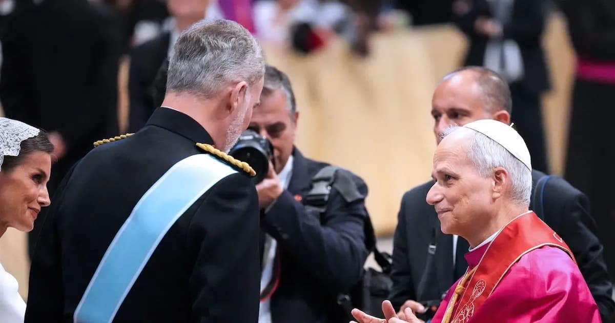 Felipe VI y Letizia se encuentran con el Papa León XIV en el Vaticano