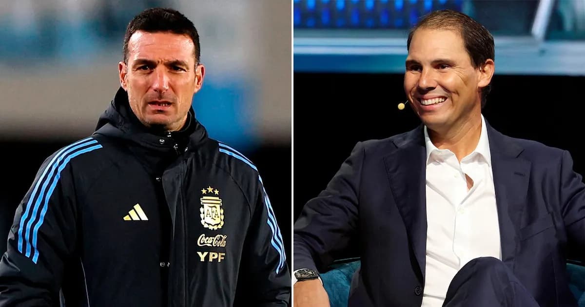 El vínculo entre Scaloni y Nadal: un cruce de mensajes y admiración mutua