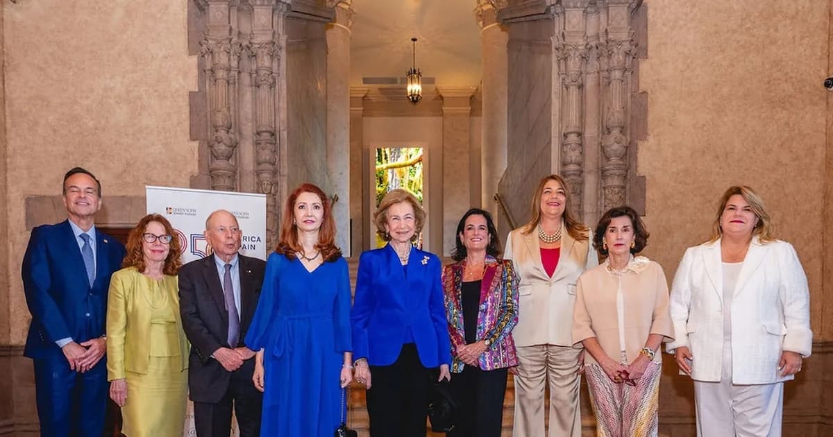 La Reina Sofía da inicio a America&Spain250 en Miami, celebrando la herencia hispana