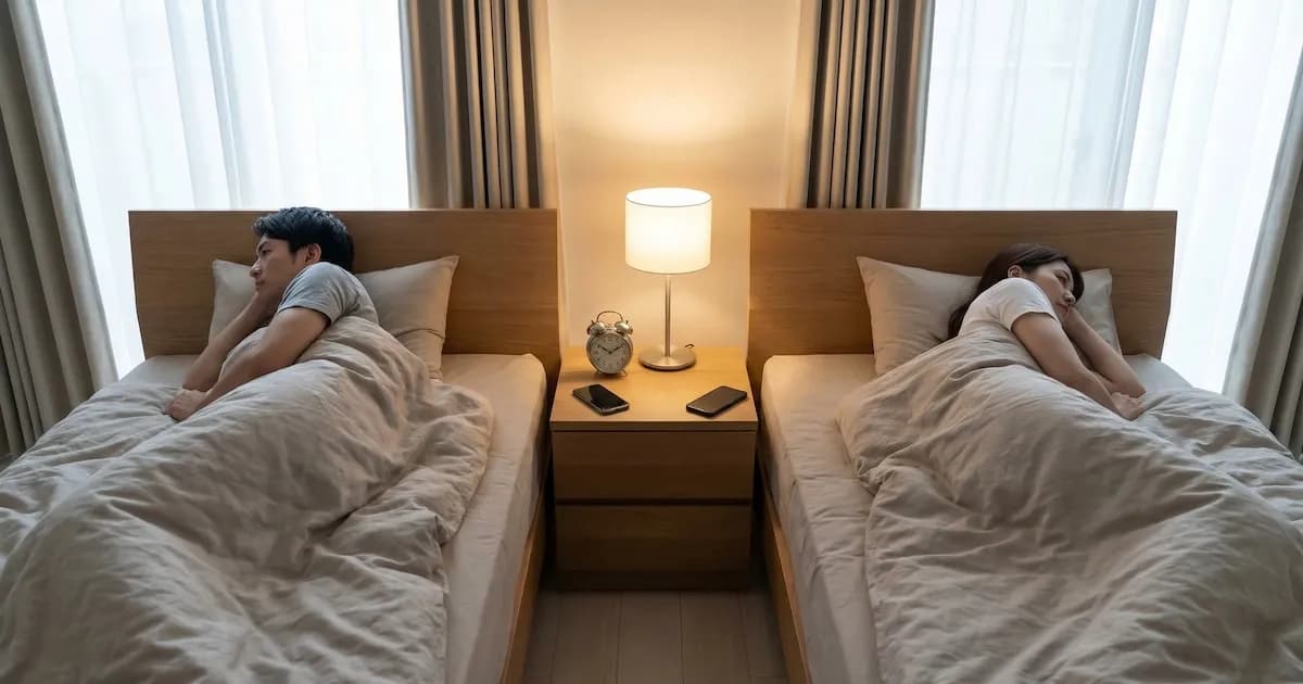 El auge del 'divorcio del sueño': una tendencia que mejora la calidad del descanso