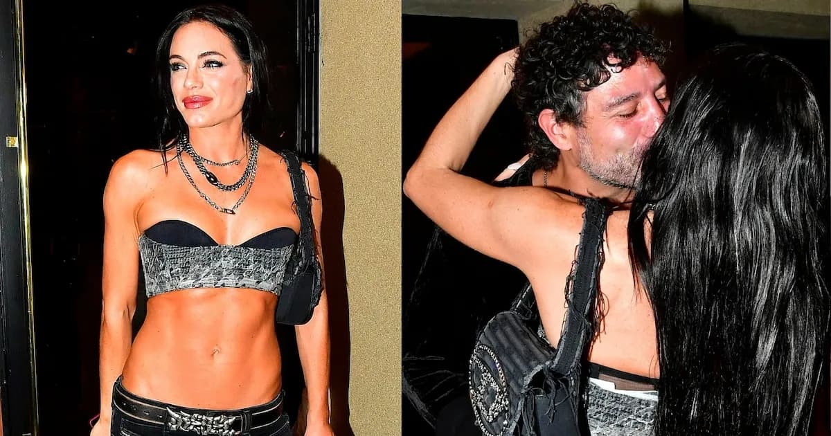 El explosivo look con que Emilia Attias celebró sus 39 años: los excompañeros de MasterChef presentes y el beso con su novio