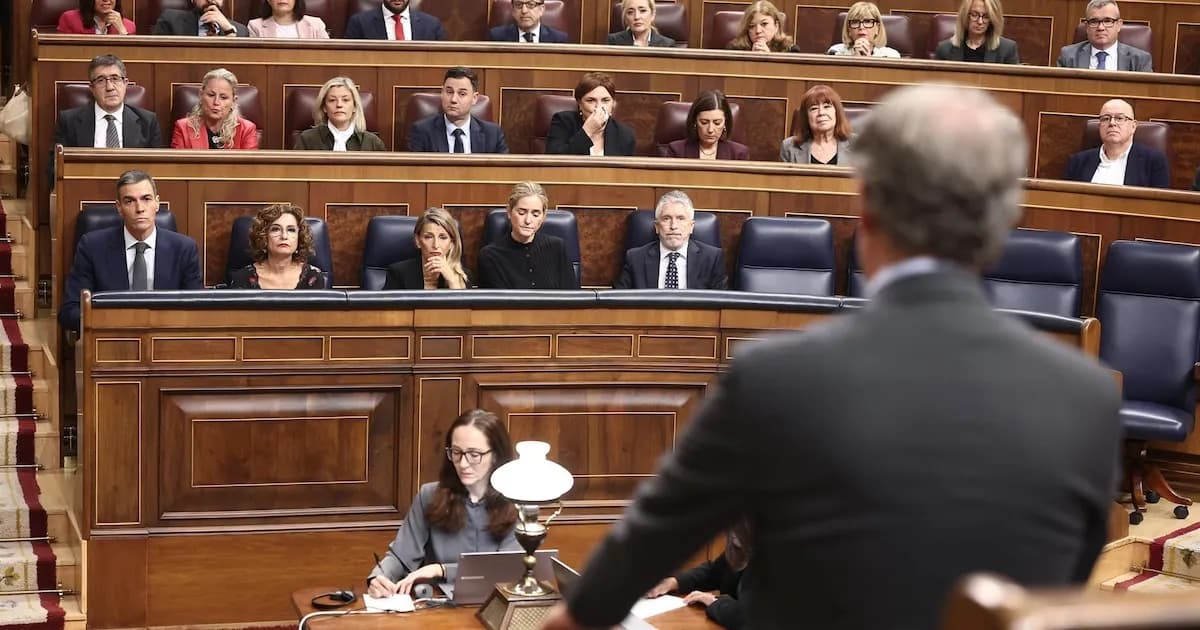 Sánchez y Feijóo se enfrentan en el Congreso por decreto anticrisis ante la guerra de Irán