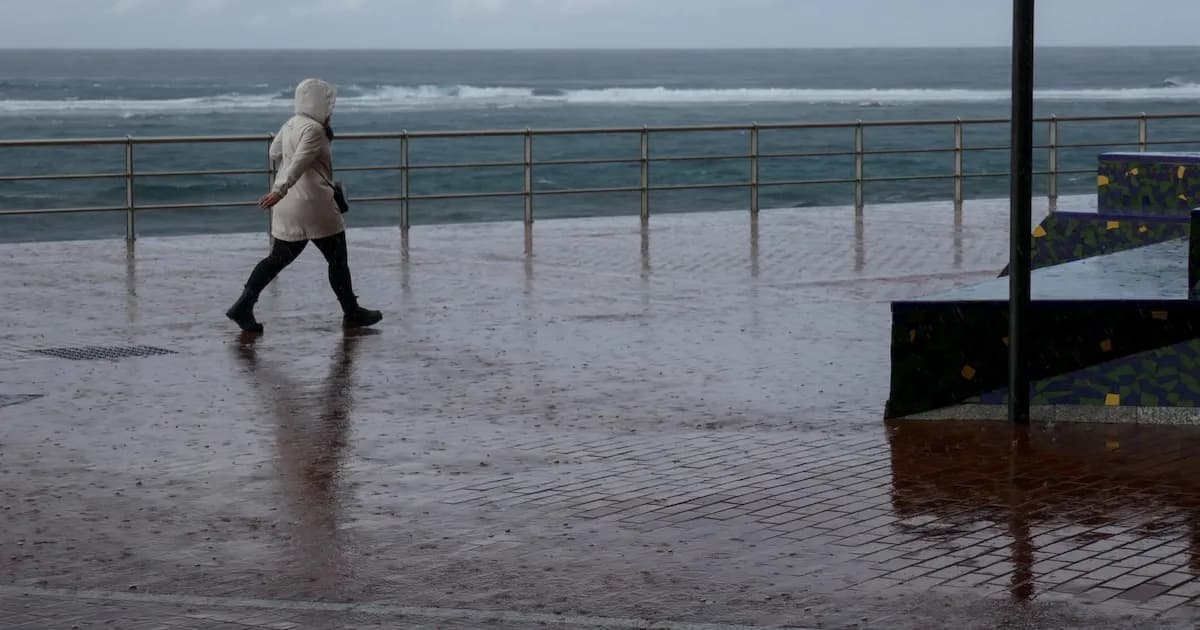 La borrasca 'Therese' provoca nevadas y alerta en Canarias