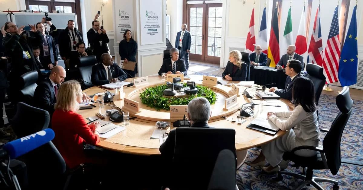 El G7 exige a Irán poner fin a sus agresiones y busca estabilizar el estrecho de Ormuz