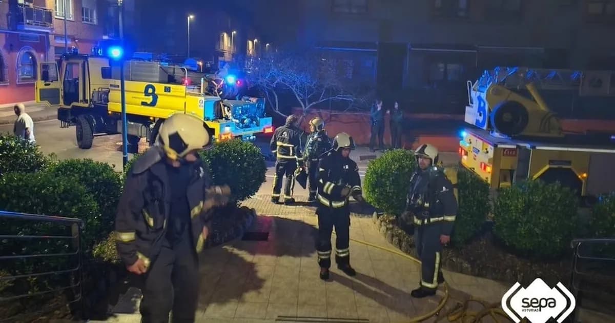 Incendio en hotel de Arriondas: evacuación exitosa de 40 personas sin heridos