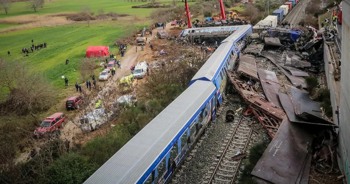 Inicia el juicio por el trágico accidente ferroviario de Tempe en Grecia