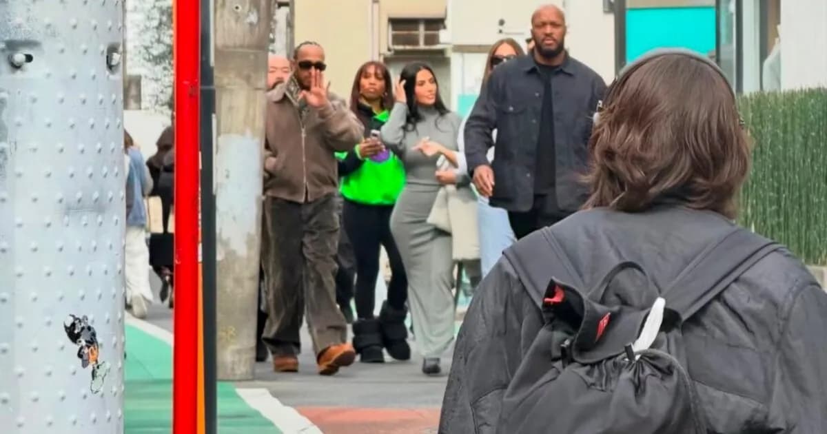 Lewis Hamilton y Kim Kardashian: un paseo por Tokio que reafirma su relación