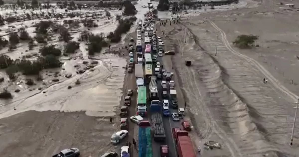 Crisis en la Panamericana Sur: huaicos bloquean el tránsito en Ocucaje