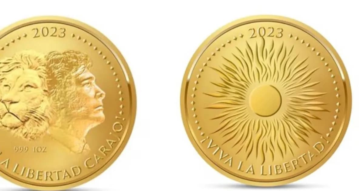 Propuesta de monedas con la imagen de Javier Milei surge en el marco del caso $LIBRA