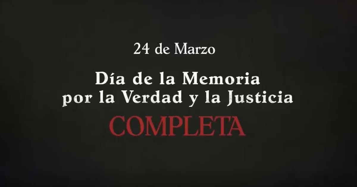 El Gobierno presenta un avance del video por el Día de la Memoria con un enfoque completo